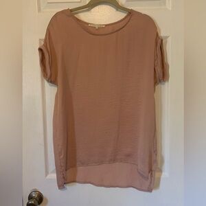 Violet & Claire Mauve Short Sleeve Top